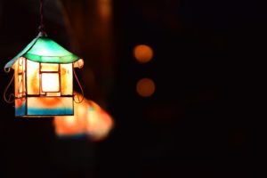 lantern in the darkness