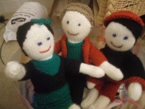 Knitted dolls