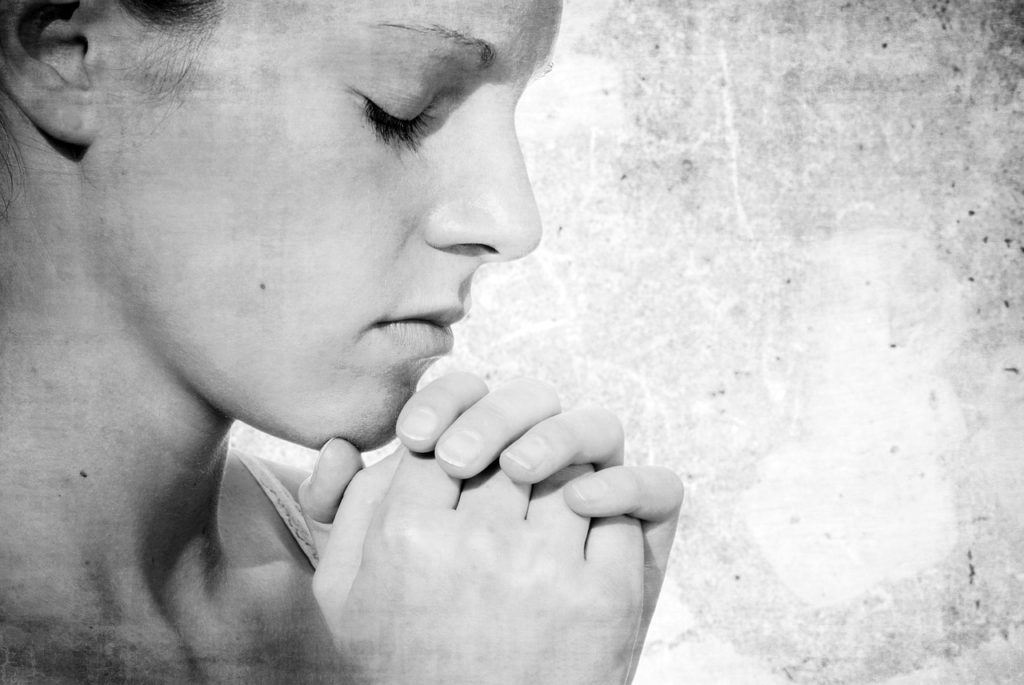 Woman praying