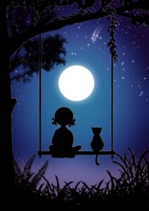 girl on a swing