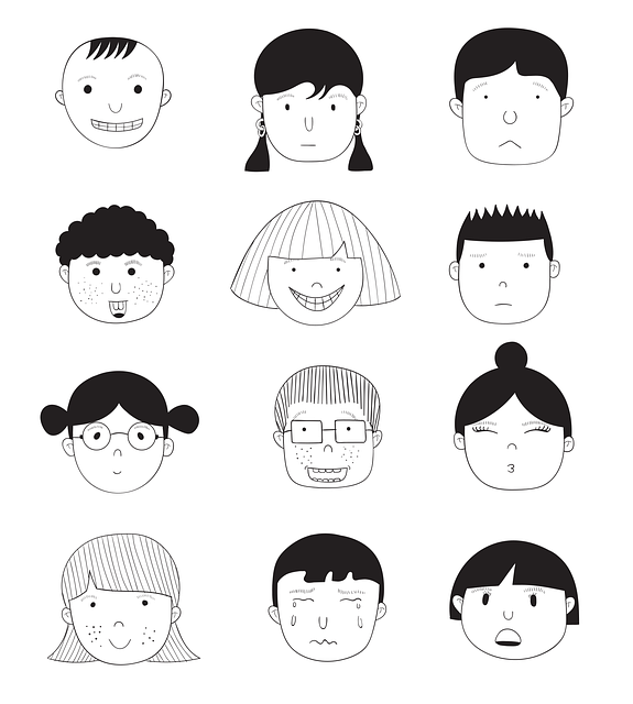 children's faces